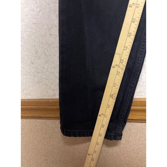 NEW! ASOS Design Women's Mom Black Denim Distressed High Rise Jeans Size 30 - Picture 8 of 10